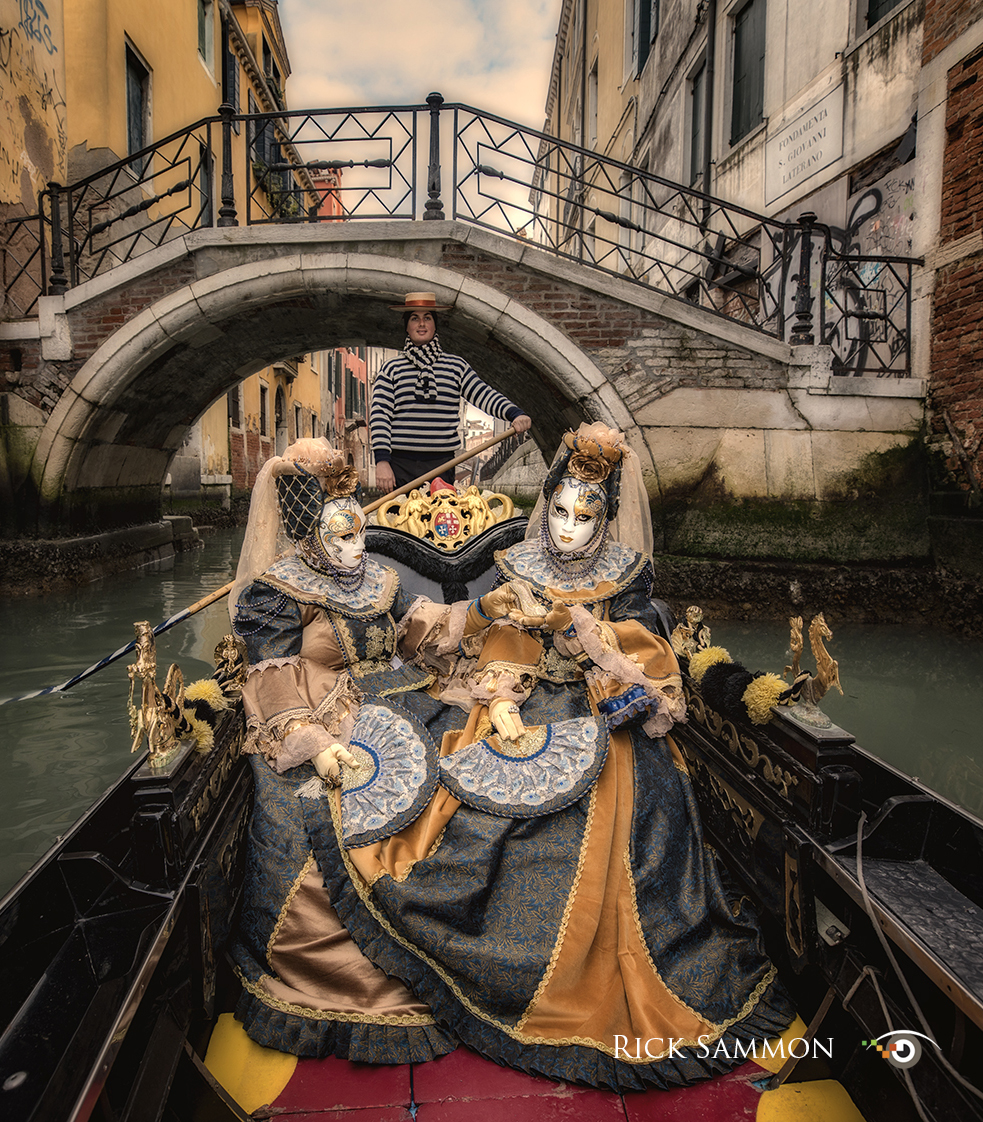 How Rick Sammon Got the Shot: Carnavale Models on a Canal