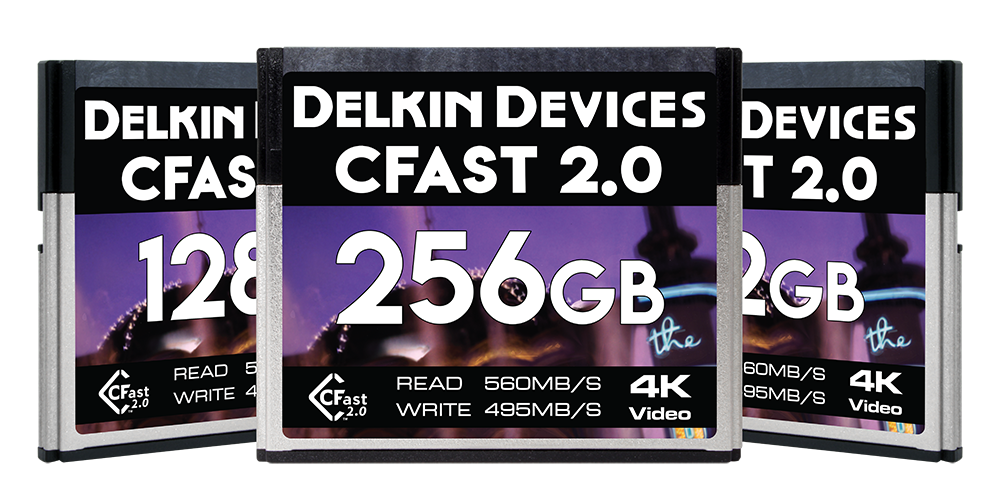 Delkin 256GB Cinema CFast 2.0 Memory Card DDCFST560256 