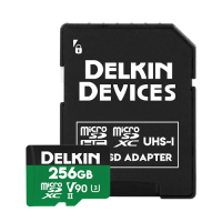 Delkin 256GB POWER UHS-II (V90) microSDXC Memory Card