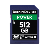 Delkin 512GB POWER UHS-II (V90) SDXC Memory Card