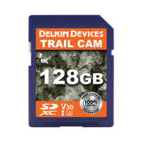 Delkin 128GB TRAIL CAM UHS-I (V30) SDXC Memory Card